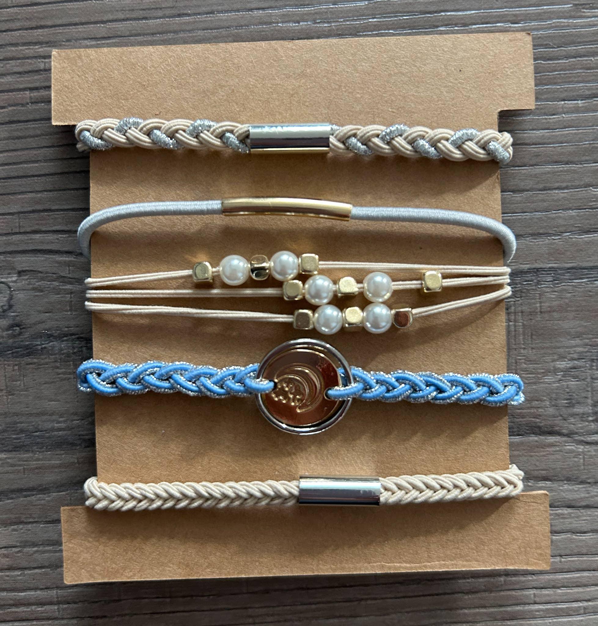 Hair Tie Bracelet Sets: Arrows