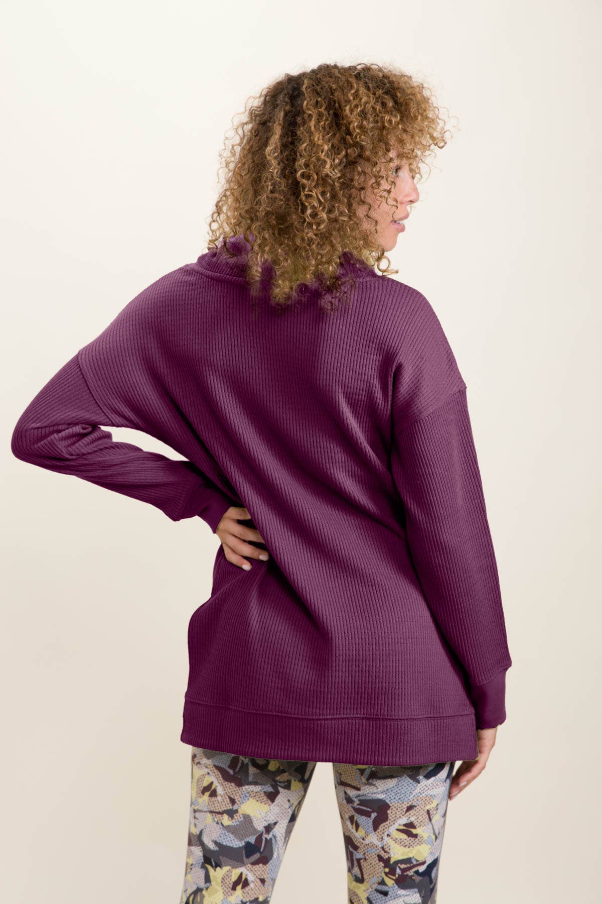 Mono B Cowl Neck Pullover