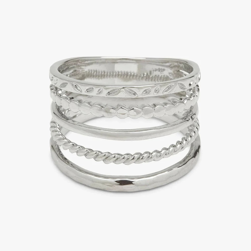 Puravida 5-in-1 Ring Silver Size 8