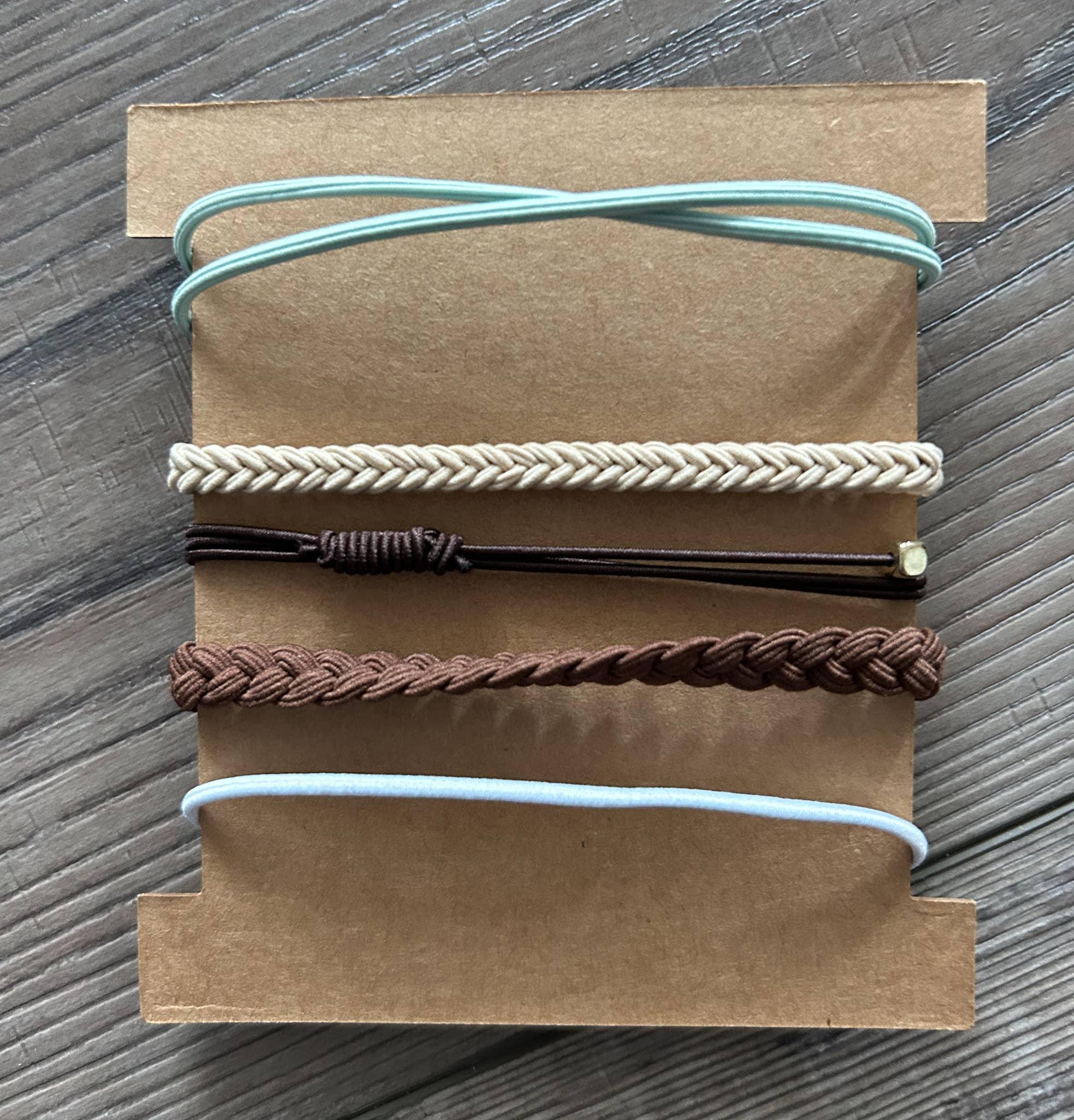 Hair Tie Bracelet Sets: Arrows