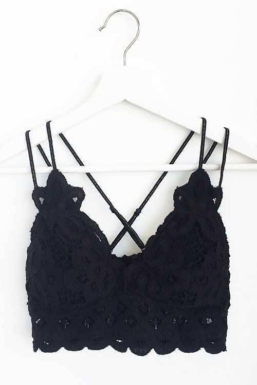 Beige Lace Cami Bralette*