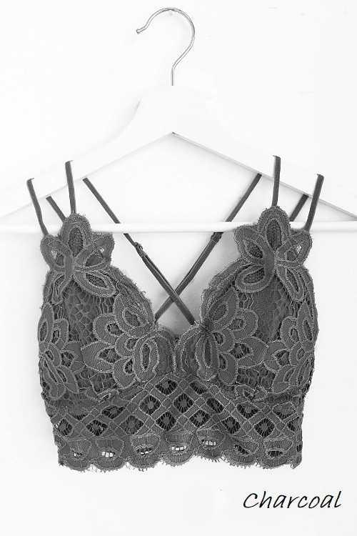 Beige Lace Cami Bralette*