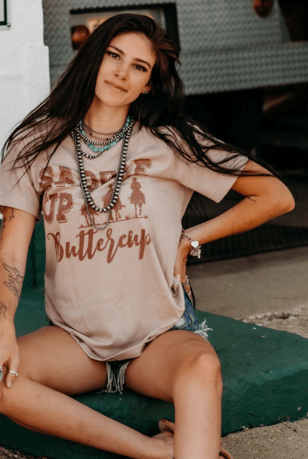 Saddle Up Buttercup Graphic Tee*