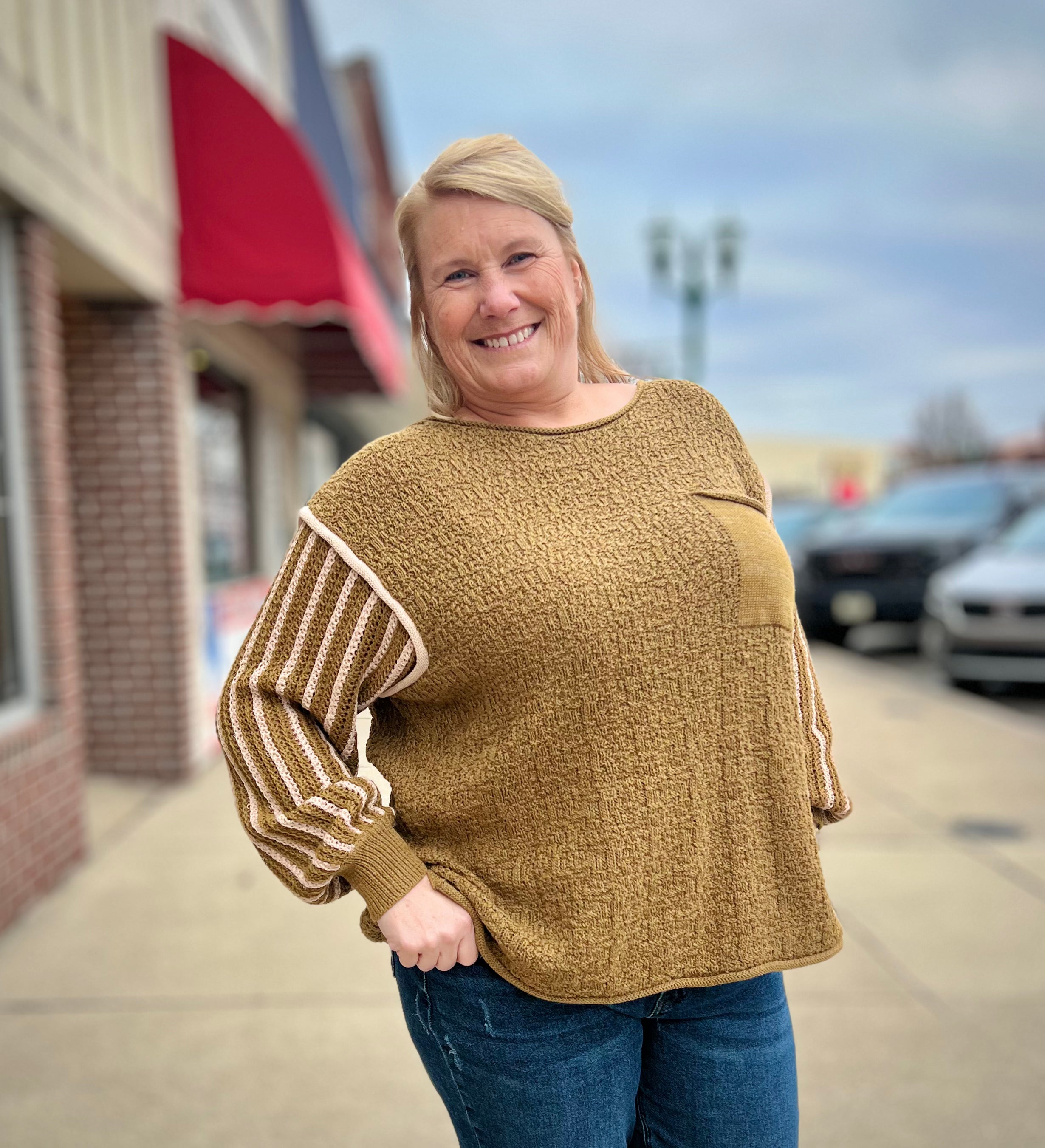 Jen Oversized Striped Sweater*