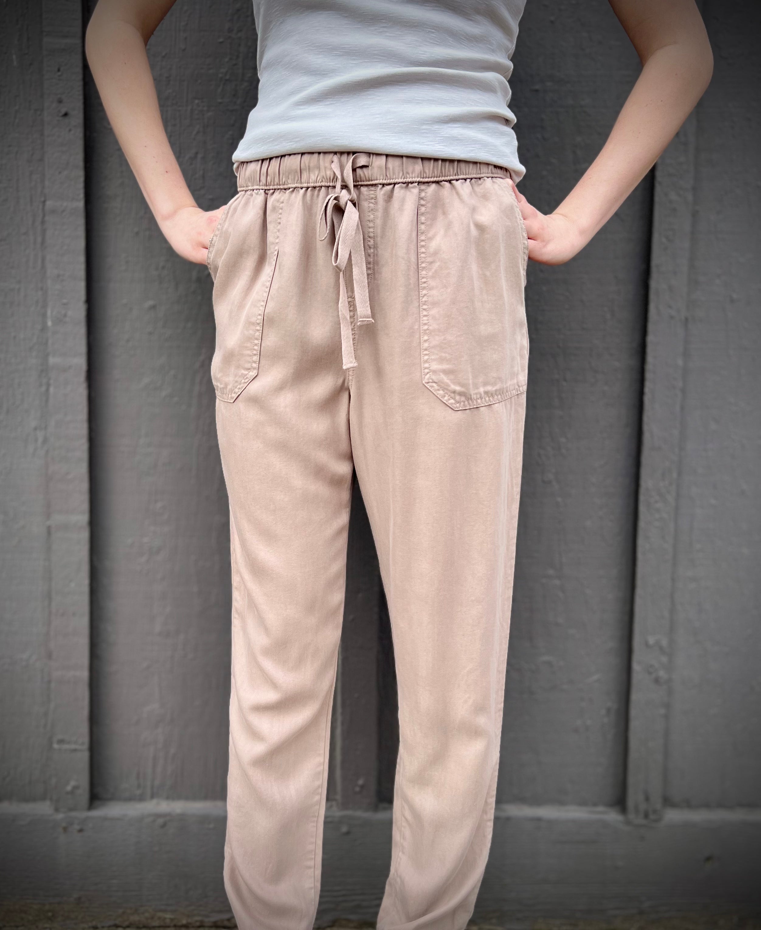 Clara LT. Taupe Tapered Pants