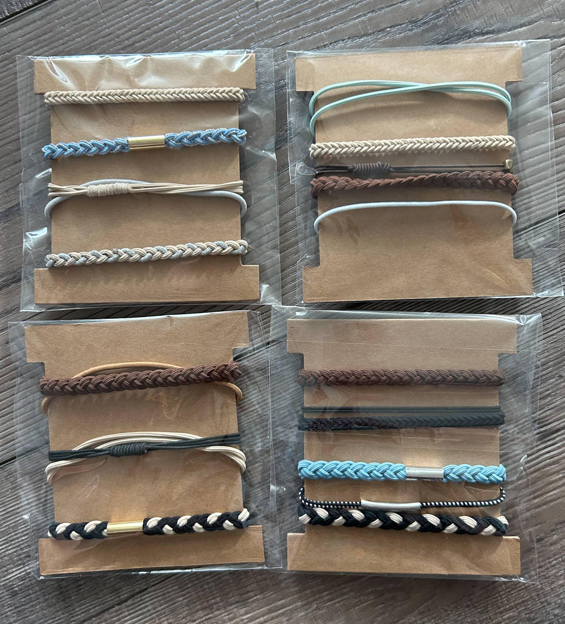 Hair Tie Bracelet Sets: Arrows