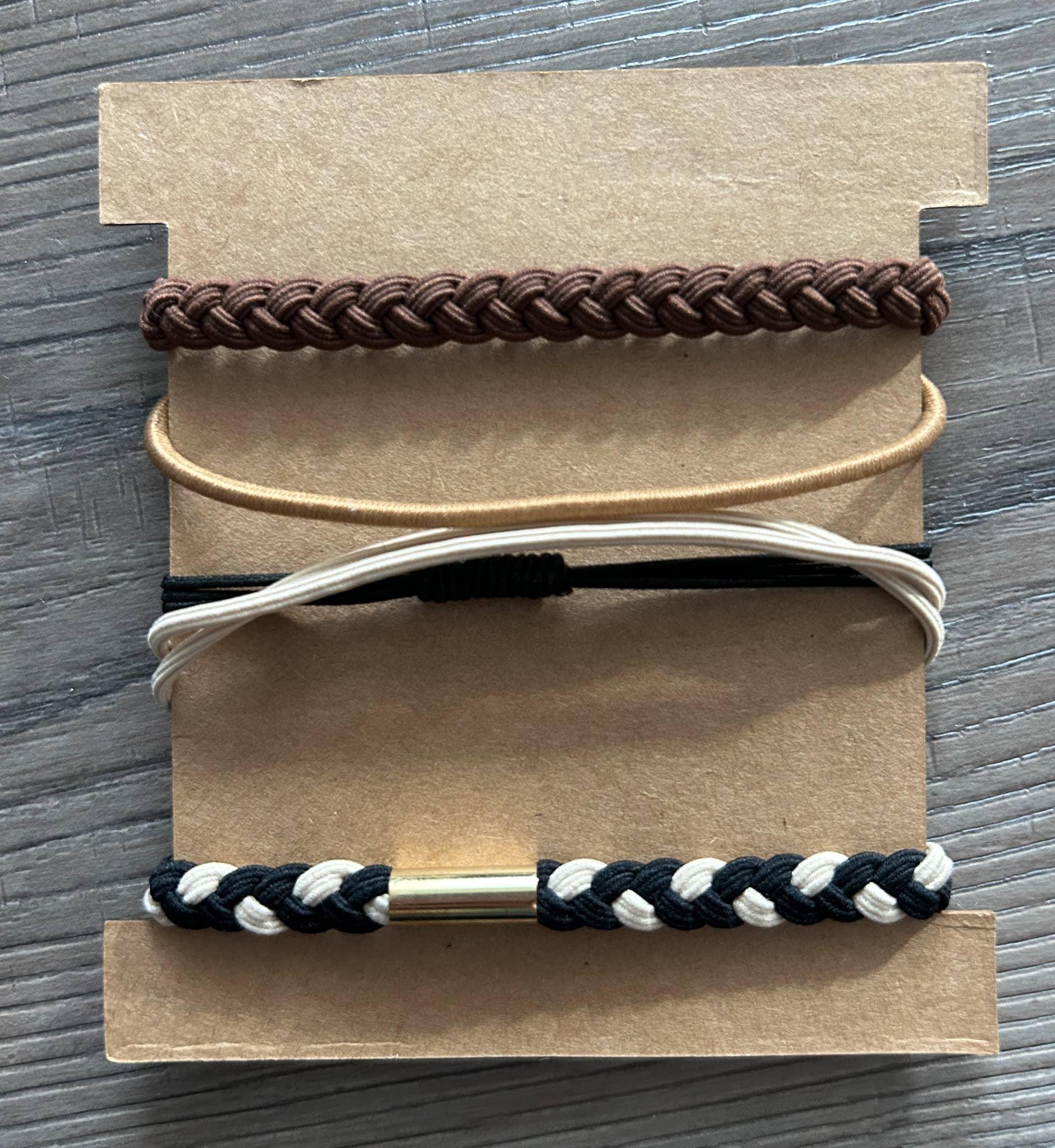 Hair Tie Bracelet Sets: Arrows