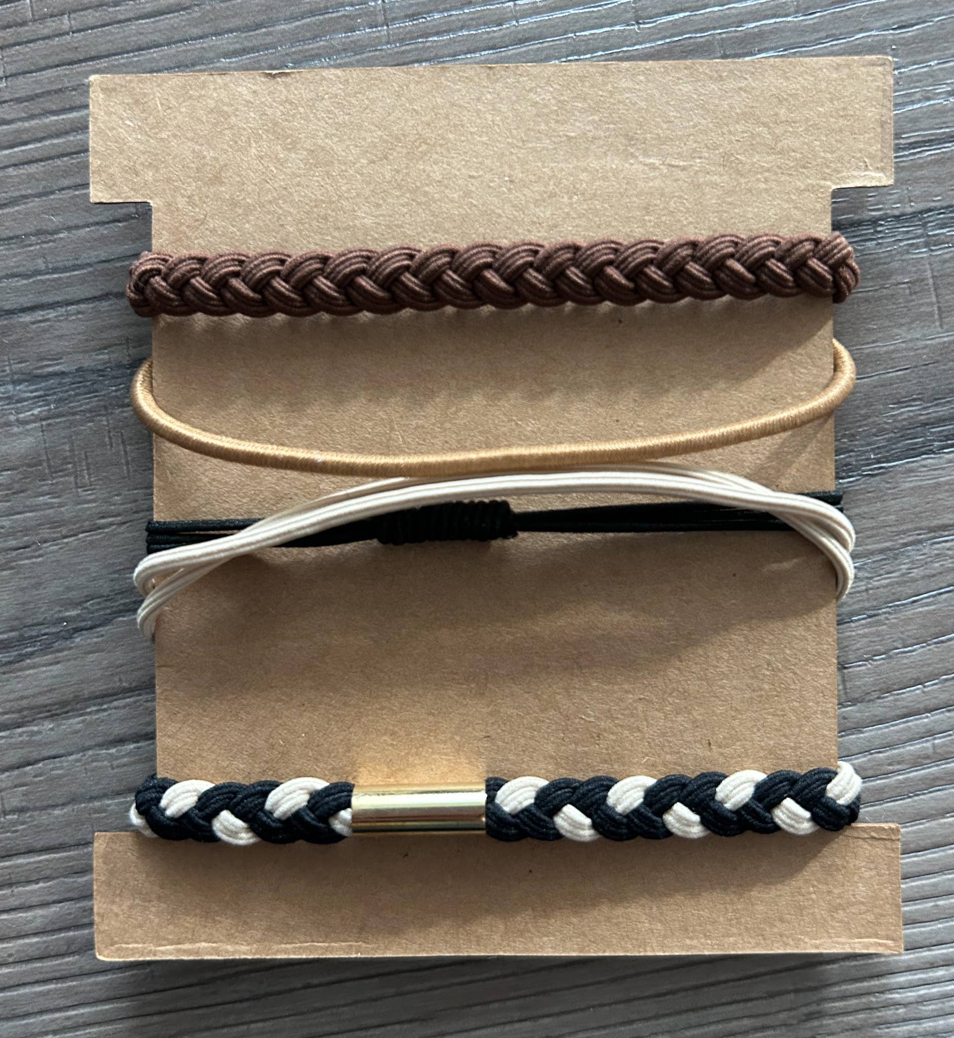 Hair Tie Bracelet Sets: Mountains